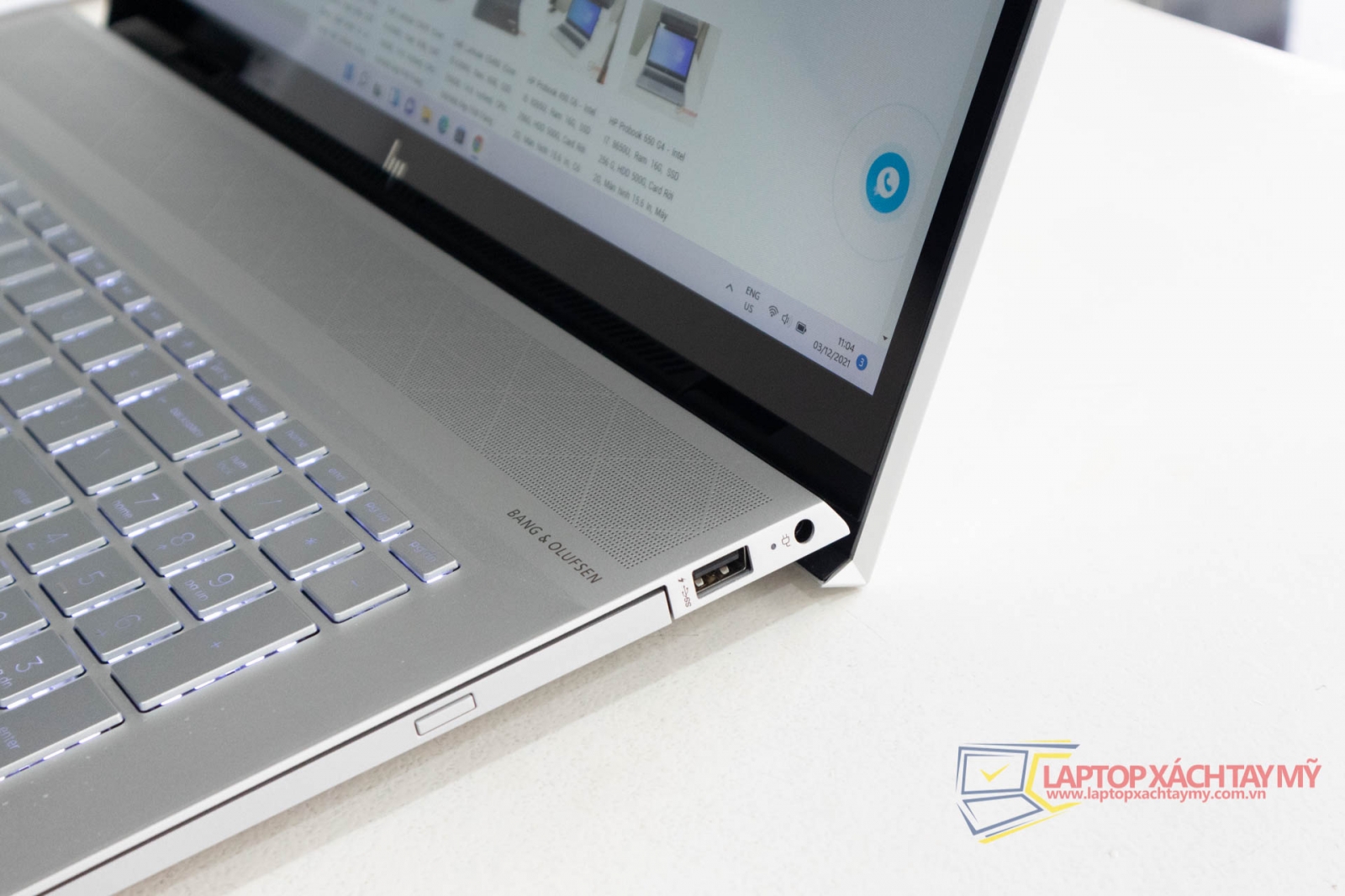 HP Envy Laptop 17 - Intel I7 10510U, Ram 12G, SSD 512G, Card MX250