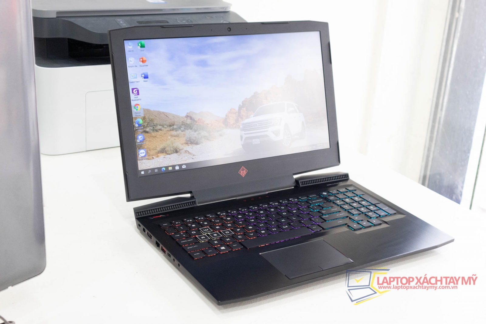 HP OMEN 15 Laptop Gaming Core i7 8th 8750H, Ram 16G, SSD 256G, HDD 1TB, GTX 1050Ti 4G