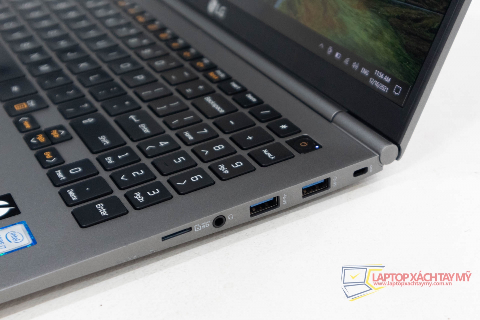 LG Gram 15 - Intel I7 8550U, Ram 16Gb, SSD 256Gb, Màn Hình 15.6 IN